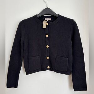 NWT J. CREW CARDIGAN WITH GOLD BUTTONS